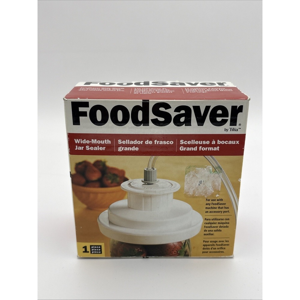 NEW, Food Saver, Wide Mouth Jar Sealer, Never Used, Item #03-0023-01